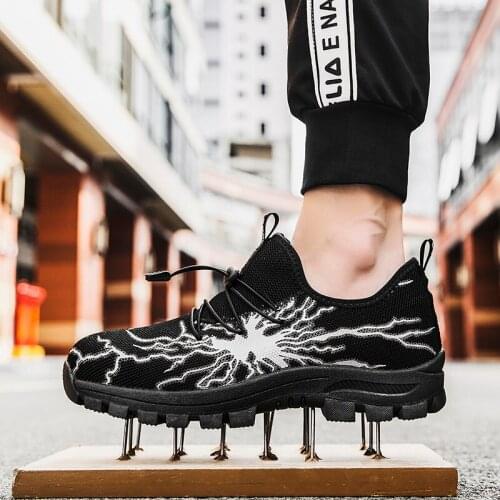 Lovers Sneakers Men Casual Shoes Women Luxury Shoes Male Mesh Flats Loafers Big Size Breathable Popular Walking Shoes Men Shoes