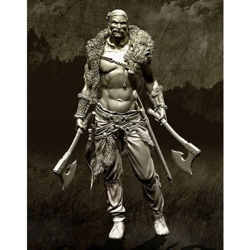 New Unassembled 1/24 75MM Warrior 75MM ANCIENT Resin Kit DIY Toys Unpainted resin model