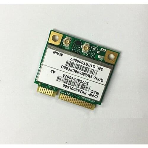 Wholesale New for Atheros AR9382 AR5BHB116 half Mini PCI-E 2.4GHz/5GHz Wireless card 300Mbps