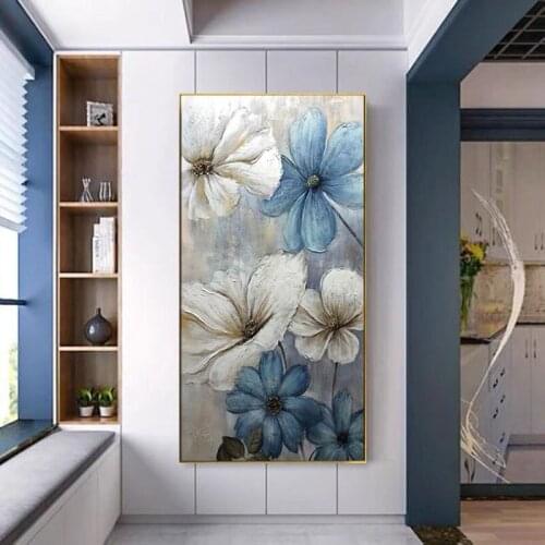 Hand-Painted Art Oil Paintings Wall Pictures American Living Room Decoration Retro Atmosphere Sofa Background Frameless