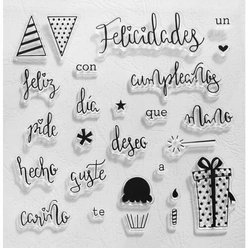 Benediction Silicone Clear Seal Stamp DIY Scrapbooking Embossing Photo Album Decorative Paper Card Craft Art Handmade Gift