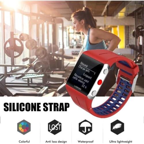 Replacement Watch Strap Soft Silicone Band For Polar V800 Sports Bracelet Strap Wristband Watch Wrist Strap Accessories Belt