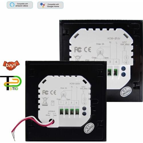 24V 220V NC/NO Switch WIFI RS485 Thermostat Thermoregulator for Under Floor Heating Tube Heat Exchanger