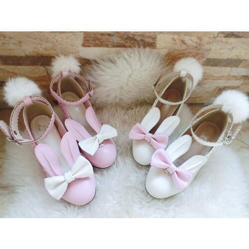 Cosplay Shoes Women Summer 2019 Retro Personality Sweet Spring Korean harajuku style Bow tie with princess Girl Lolita Shoes