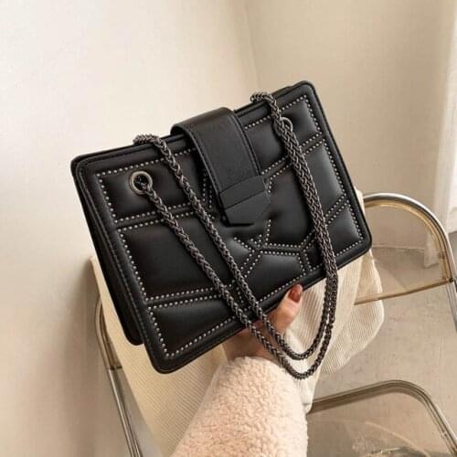 2020 Fashion Luxury Rivet Chain Small Crossbody Bags For Women Purse