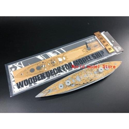 1/700 Wooden Deck for Trumpeter 05768 USS Colorado BB-45 1944 Battleship Model