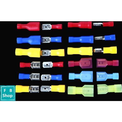 10PCS Female male Insulated Spade joint Connector Crimp Terminal Connectors Cable Wire Connector