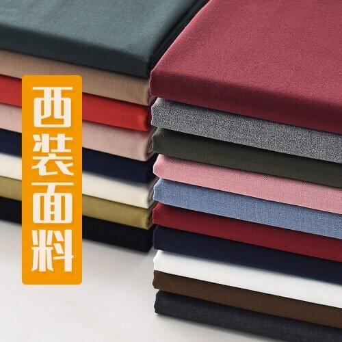 150cm*50cm Solid Colors Suits Fabrics JK Uniforms Fabrics Men Women Suits Fashion Pants Skirts Dresses Suits DIY Apparel Fabrics