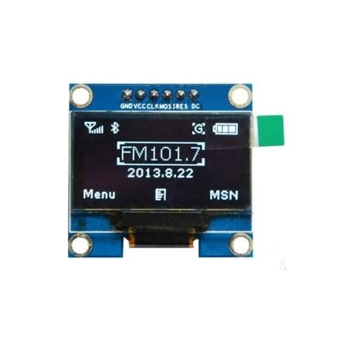 1.3 inch 6P SPI White OLED Display Screen Module SSH1106 Drive IC 128*64 IIC Interface (B Ver.)