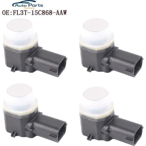 4 PCS Silver Color New High Quality PDC Parking Sensor For Ford FL3T-15C868-AAW FL3T15C868AAW
