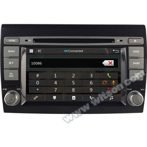 7" Capacitive Touch Screen Car DVD for Fiat Bravo 2007-2014 & Fiat Bravo 2010-2018 & Fiat Ritmo with Front DVR Camera Support