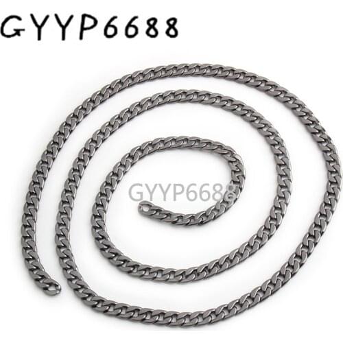 1-5-10 meters 2.0 mm thick 6.5mm width Copper chain Silver/Gun black bag chain handbag luxury bag chain