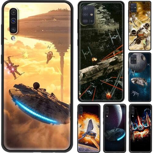 Smartphone Case for Samsung Galaxy M31s M51 M31 M62 M30s M21 M11 M01 Cover Cool Star Space Ship Wars Shell
