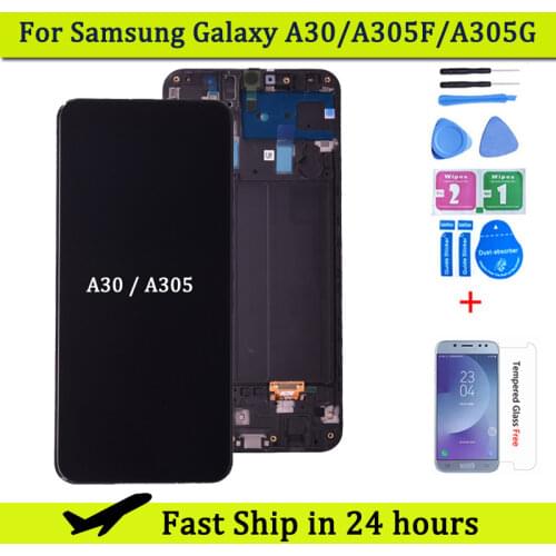 Display For Samsung galaxy A30 A305/DS A305F A305FD A305A LCD Touch Screen Digitizer Assembly For Samsung A30 lcd