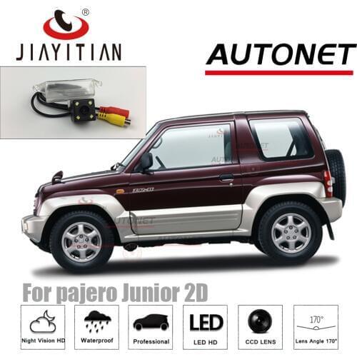 JiaYiTian Rear Camera For Mitsubishi Pajero Junior Mini 2D CCD license plate camera backup camera Reverse Camera Night Vision