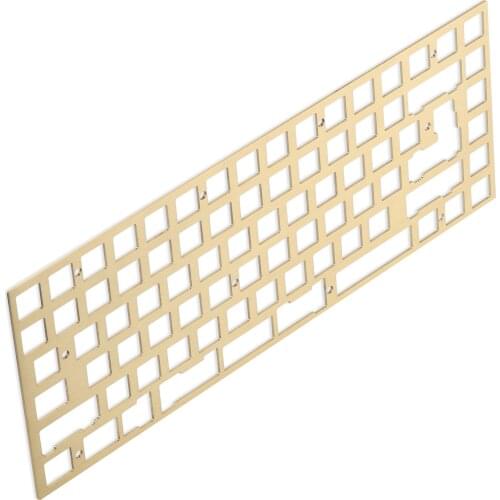 KBD75 v1 v2 Brass Plate