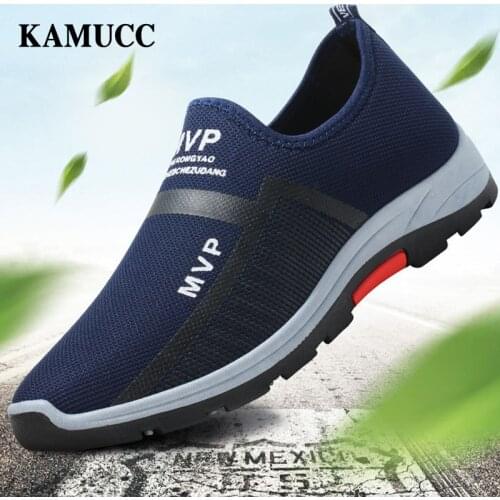Summer Mesh Men Shoes Lightweight Sneakers Men Fashion Casual Walking Shoes Breathable Slip on Mens Loafers Zapatillas Hombre