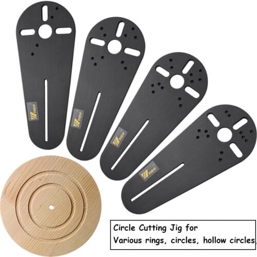 Circle Cutting Jig for Electric Hand Trimmer Wood Router Milling Circle Trimming Machine Accessories