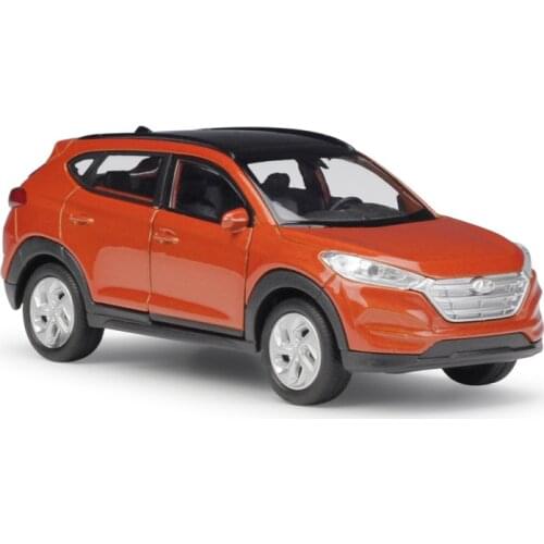 1:36 Welly Scale Hyundai Tucson Alloy Pull Back Car Model High imitation Diecasts Metal Model Childrens Gift Toys Free Shipping