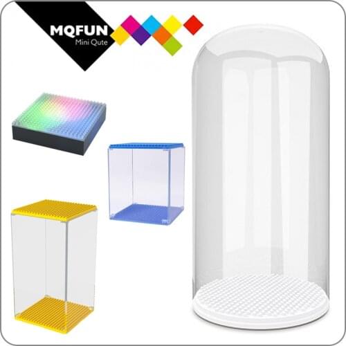 Wisehawk Mini Blocks Lighting Display Base Protection Case Box For Plastic Diamond Building Bricks Diy Micro Action Figure Show