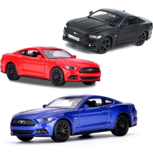 High Simulation 1/36 Mustang GT Alloy Model Cars Two Door Pull Back Sports Car Model Toy Gift Collection V297