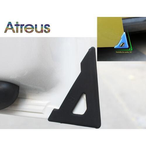 Atreus 2pcs Car Door Corner Protection Cover Stickers For Ford Focus 2 3 VW Passat B6 B5 B7 B8 Toyota Avensis Skoda Rapid Fabia