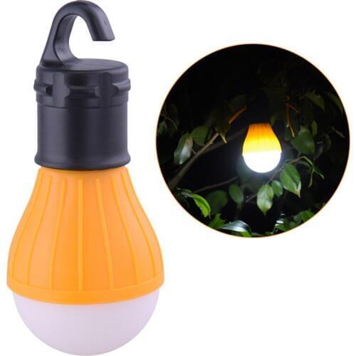 Outdoor new waterproof spherical camping tent lights 3led mobile hook mini emergency camping lights