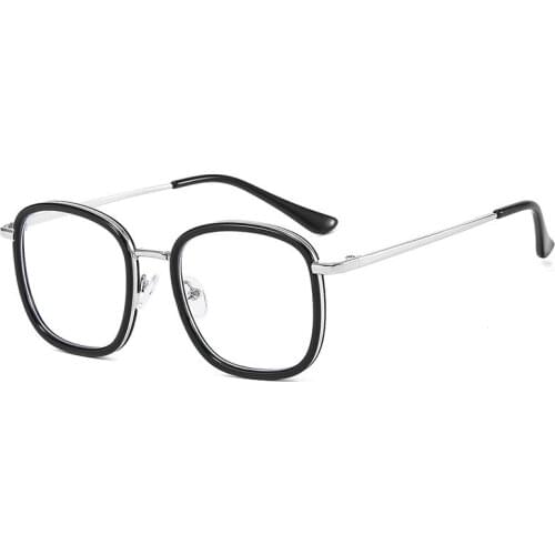 New Fashion Trend Anti-blue Light Glasses for Men and Women Computer Gaming Metal Eyeglasses Eye Protection Blue Light Glasses