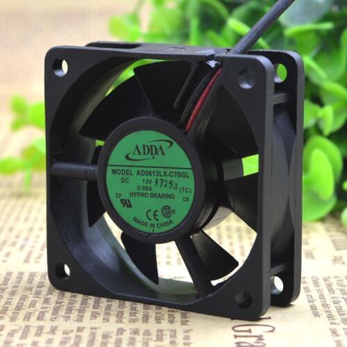 ADDA AD0612LX-C70GL 12V 0.08A 6020 60*60*20mm cooling fan