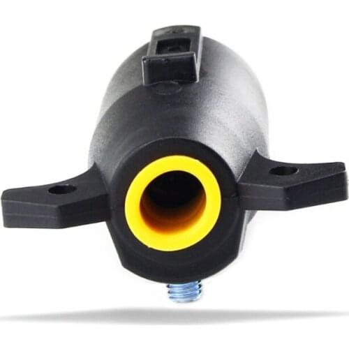 Weatherproof 7 Way Circular Blade Connector 7 Pin Waterproof Plug Socket Adapter 12V Secure for Trailer Towing RV Car