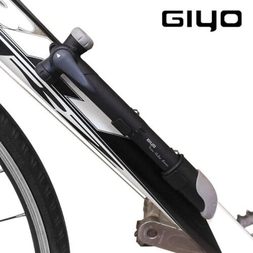 GIYO GP-04T Portable Mini MTB Mountain Bike Pump 100 psi High Pressure Hand Air Pumps Bicycle Tire Inflator