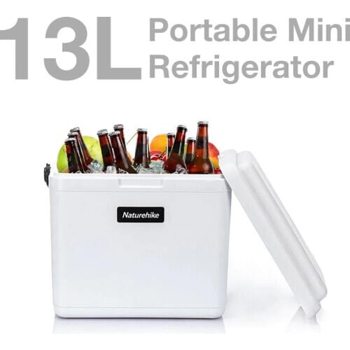 13L Portable Hand-held Mini Refrigerator Car Refrigeration Cooler Warmer Large Capacity Refrigerator For Outdoor Travel Barbecue