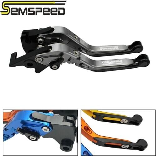 SEMSPEED for Ducati Extendable Foldable Brake Cluth Lever 950 Multistrada HYPERMOTARD 821 939 821 MONSTER Dark Stripe Accessory