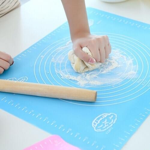 Silicone Non-Stick Silicone Thickening Mat Rolling Dough Liner Pad Pastry Cake Bakeware Paste Flour Table Sheet Kitchen tools