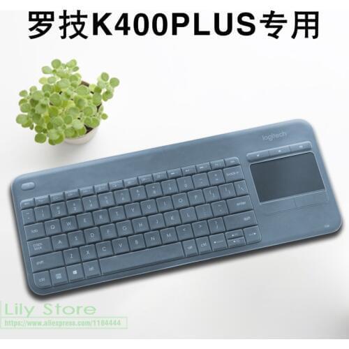 For Logitech K400 Plus Silicone Dustproof Mechanical Wireless Bluetooth Keyboard Cover Protector Wireless Touch Tv Keyboard