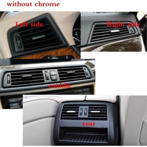 LHD Front Row Wind Left Center Right Air Conditioning Vent Grill Outlet Panel For BMW 5 Series F10 F18