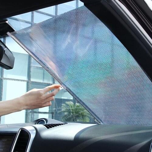 Retractable Car Side Window Sunshades 40*60cm /40*125cm Auto Sun Shade Visor Roller Blind Protection Window Film Rear Sunshade