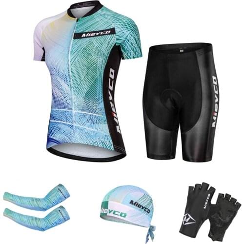 Women Cycling Jersey Sets Summer Pro Team 2020 Breathable Quick Dry Shorts Sleeves Bicycle Wear Mtb Bicicleta SportsWear