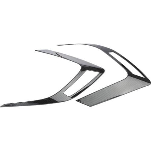 4Pcs Carbon Fiber Style Car Stickers Rear Tail Light Cover Decoration Frame For Honda Civic 2016 2017 Car Accessories nEW