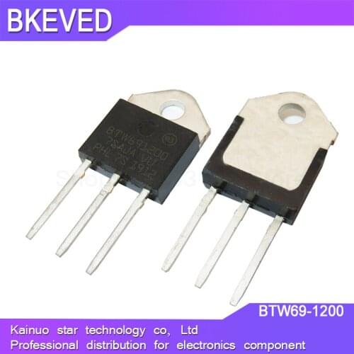 50pcs BTW69-1200 TO-3P BTW691200 TO3P BTW69 1200V BTW69-1200RG SCR new original