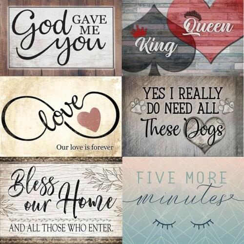 5D New Diamond Painting DIY "Loves Paradise House" No. 2 Rhinestone Mosaic Text Diamond Embroidery Wall Sticker Home Decoration