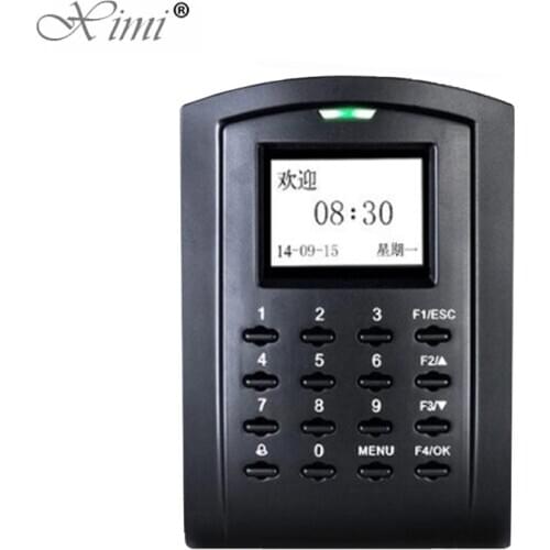 Biometric Card Access Control SC103 With Keypad TCP/IP Standalone 13.56MHZ IC Card Door Access Control And Time Attendance