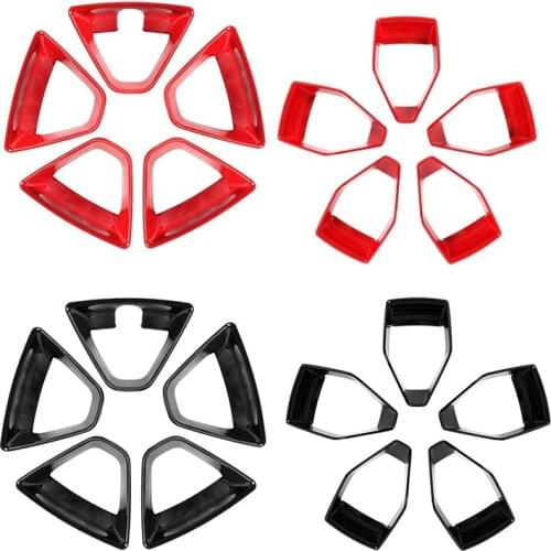 For Suzuki Jimny 2019 2020 Car ABS Wheel Hub Tire Rim Cover Hubcap Deorative Frame Trim Accessories