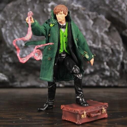 Newt Scamander 6" Action Figure Movie Fantastic Beasts Where to Find Them Crimes Grindelwald one:12 Clothes Film Toys Doll