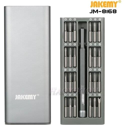 JAKEMY JM-8168 25 in 1 New product professional precision pocket portable DIY hand magnetic Mini screwdriver Multifunctional