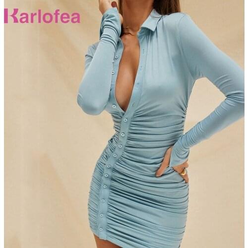 Karlofea Fashionable Shirt Dresses