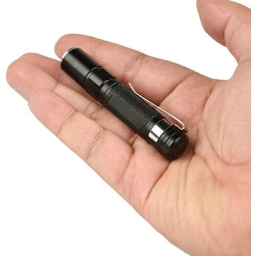Small Daily Carry-on Flashlight Hot Sale Led Black Mini Penlight Working Emergency Linternas 1 Mode Simple Torches #W5