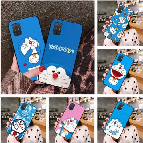 Cartoon Cat Doraemons Phone Case For Samsung Galaxy A52 A21S A02S A12 A31 A81 A10 A30 A40 A50 A70 A80 A71 A51 5G