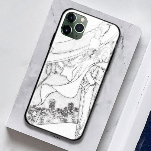 Detective conan Kaito kid Soft Silicone Tempered Glass For iPhone SE 6s 7 8 Plus X XR XS 11 Pro Max Phone Case Cover Shell