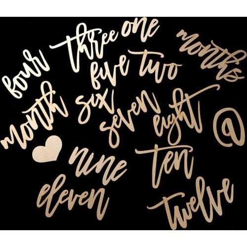 Newborn Baby Monthly Milestone,Baby Month by Growth photography Commemorate Girls Boy,Baby Monthly Markers, Monthly Milestone